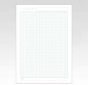 APICA Study Notebook Moomin Semi-B5- 5mm Grid