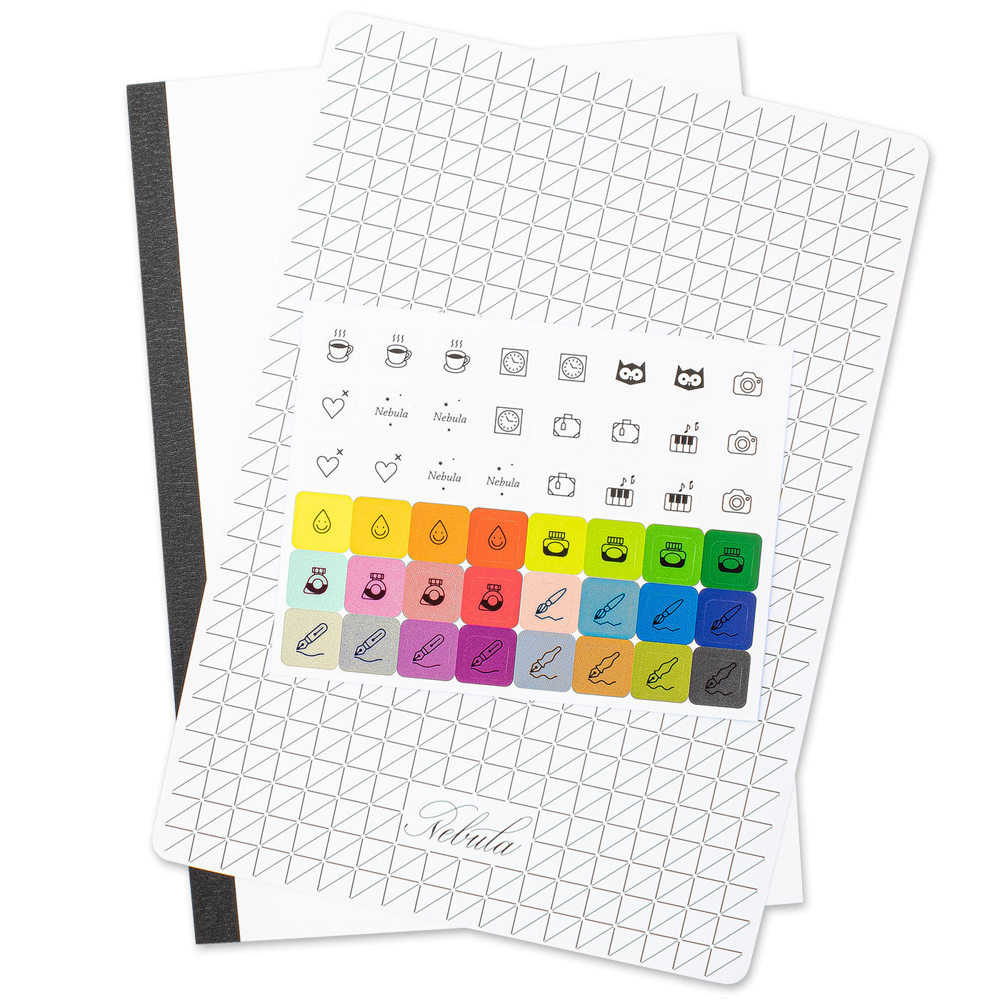 Colorverse Nebula Note A5 Notebook- Japanese Paper 64g White, Blank