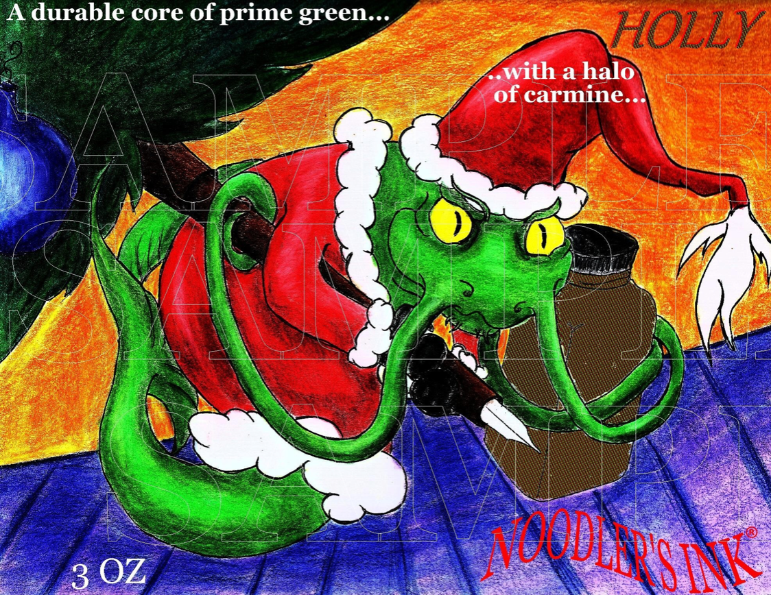 Noodler's Grinch Holly Ink