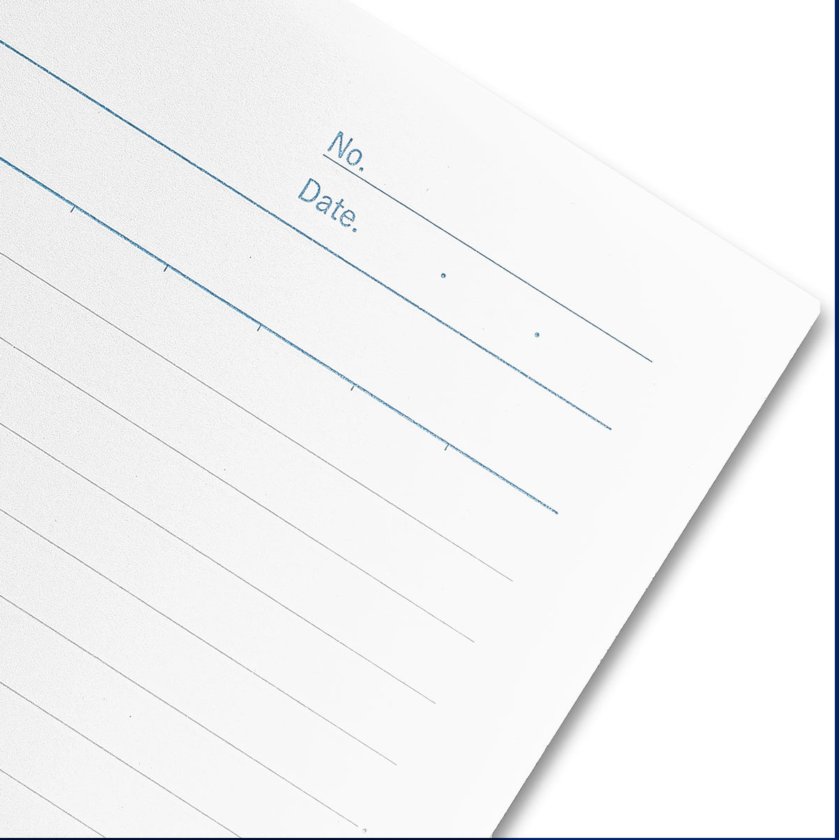 APICA CD B5 Notebook - Navy 6.5mm Ruled