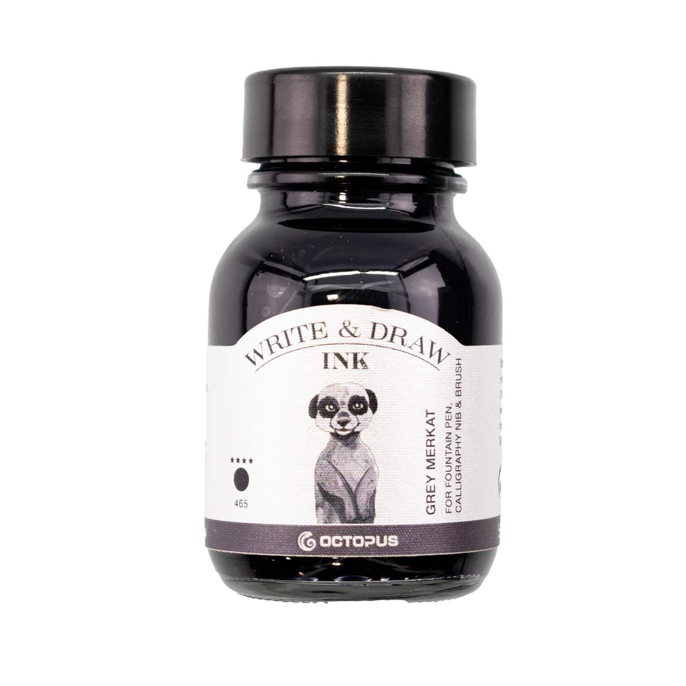 Octopus Write and Draw Ink 465 Grey Merkat