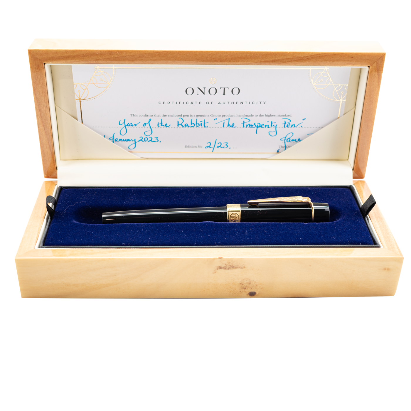 Onoto Year of the Rabbit Prosperity Pen