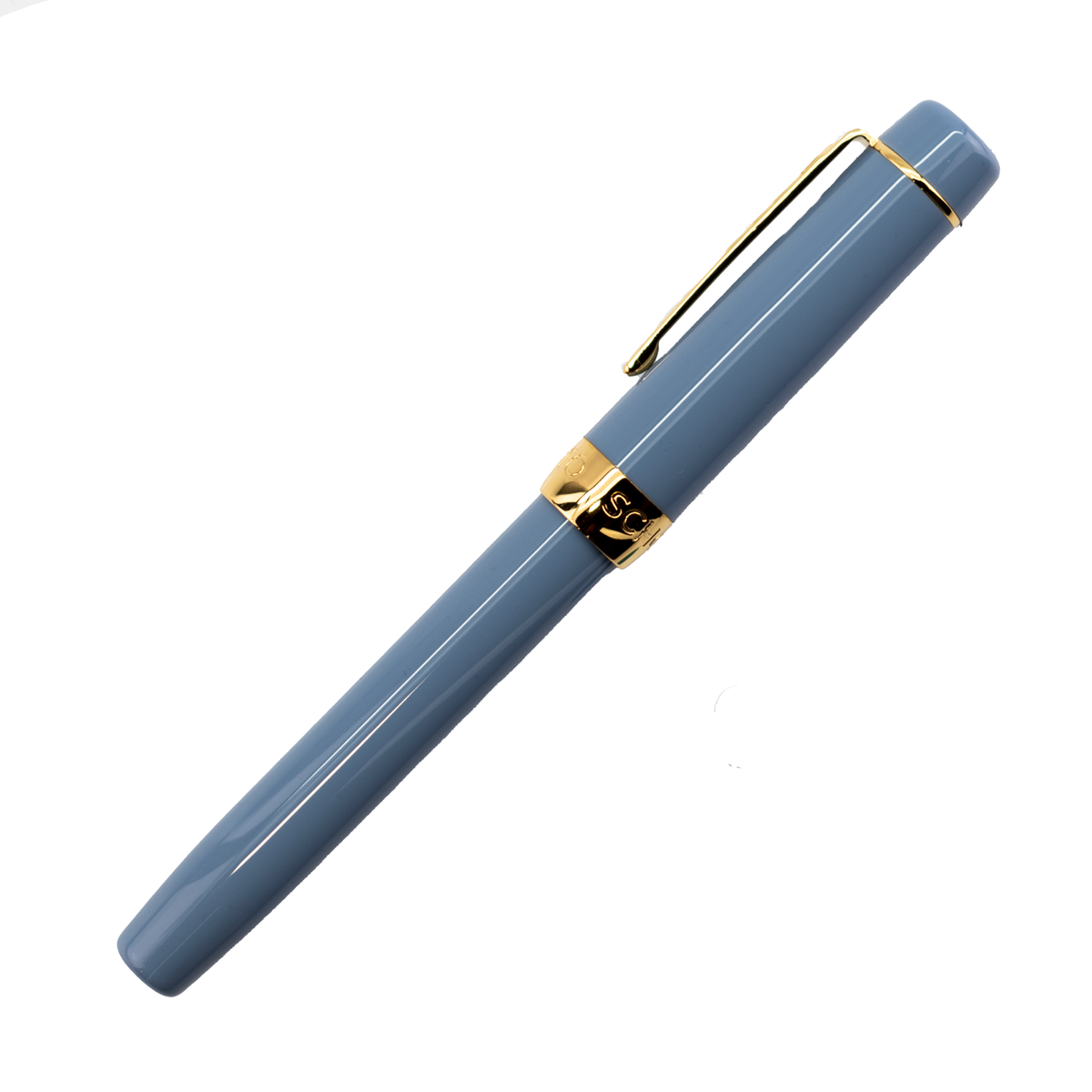 Onoto Scholar Sky Blue and Gold Trim