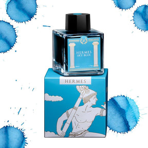 Laban Greek Mythology Hermes Sky Blue