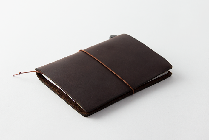 Traveler's Company Passport Sized Leather Notebook Kit - Brown