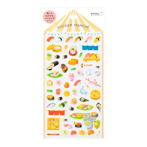 Midori Planner Stickers - Sticker Marché - Sushi