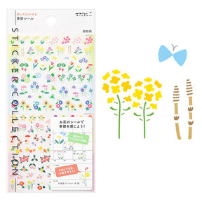 Midori Planner Stickers- Seasonal Plants