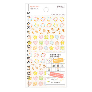Midori Planner Stickers - Twinkling Pastel