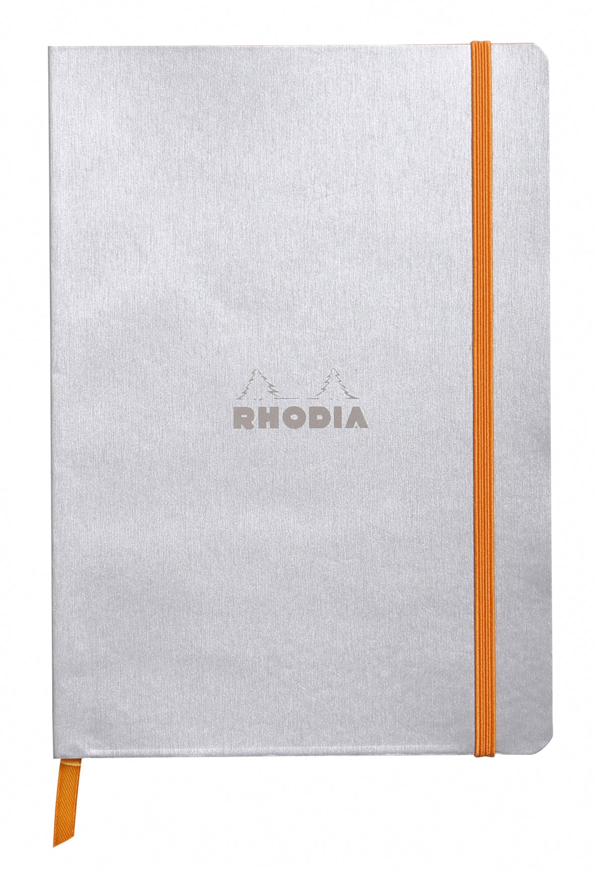 Rhodia Rhodiarama Webnotebook Softcover 9.75" x 7.5" - Silver