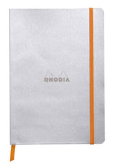 Rhodia Soft Cover Rhodiarama 7.5" x 9.75" Notebook Silver