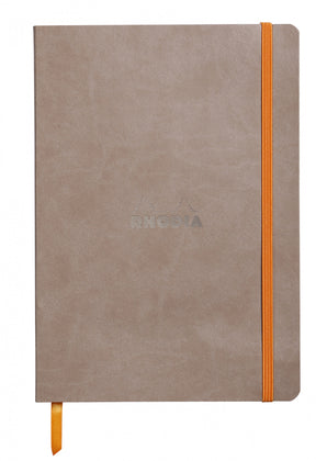 Rhodia Rhodiarama Webnotebook Softcover 9.75" x 7.5" - Taupe