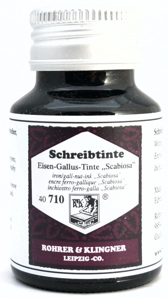 Rohrer´s Schreibtinte Eisen-Gallus Salix + Scabiosa
