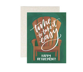 OneCanoeTwo Greeting Card  |  "Time To Take It Easy" Retirement