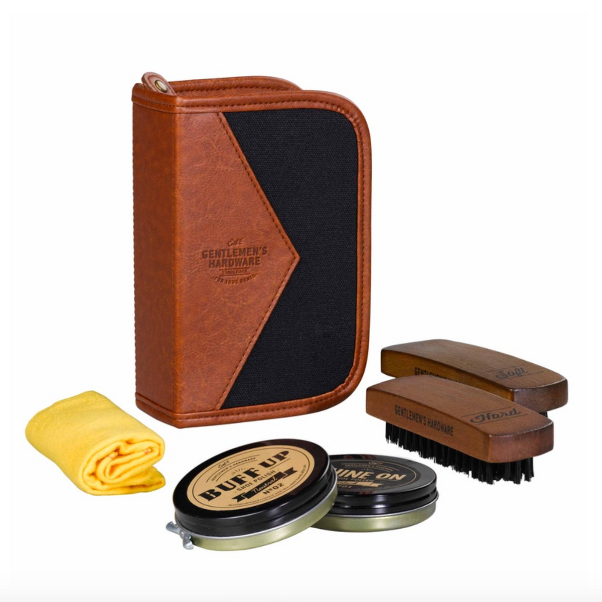 Gentlemen's Hardware Buff & Shine Shoe Polish Kit