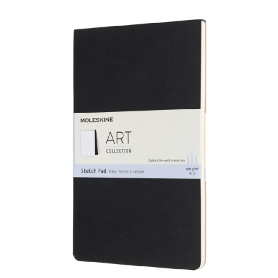 Moleskine Art Collection Sketch Pad 5" x 8.25"  |  Black