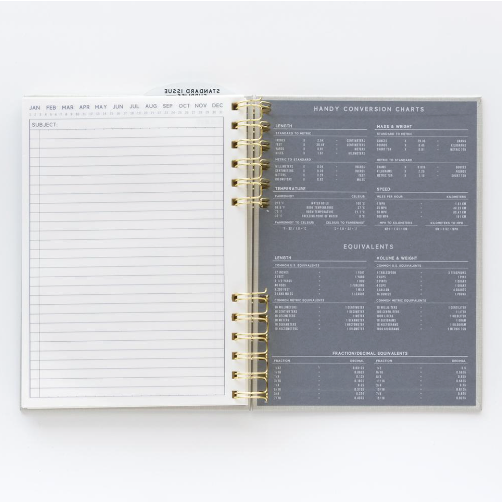 DesignWorks Standard Issue Notebook No. 12  |  Black