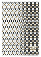 Clairefontaine A5 Neo Deco Notebook "Honeycomb"