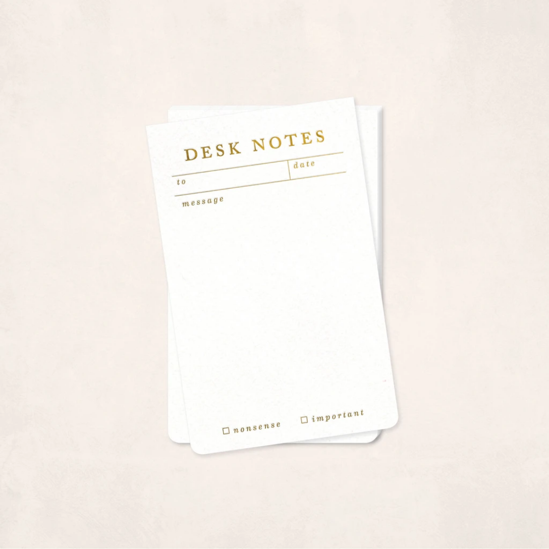 Smitten On Paper Desk Notes Notepad