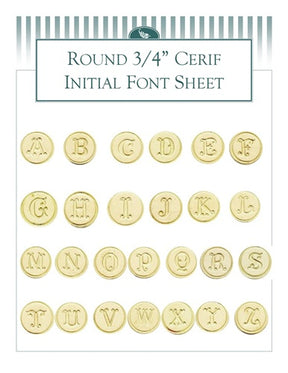 Freund Mayer Wax Seals- Initials