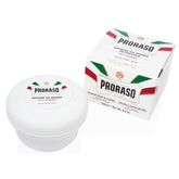 Proraso Shave Soap in a Bowl is still made following a rigorous, hot soap making process. It is left to mature for 10 days in small batches. After this period, the soap is more concentrated and ready to refresh any kind of beard. This process results in a very rich soap that produces an amazing lather. Apply classic Proraso Shave Soap in a Bowl generously with a brush.