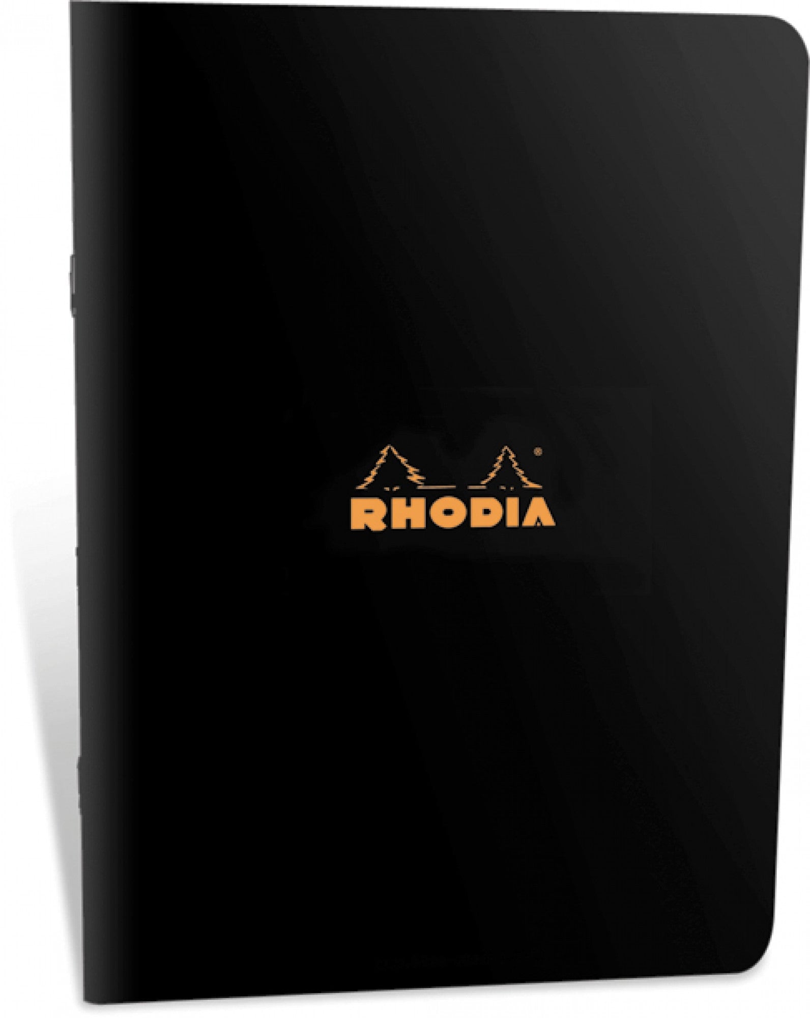 Rhodia Classic Side Staplebound Notebook 6 x 8 1/4- Black, Lined