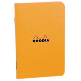 Rhodia Classic Side Staplebound Notebook 3 x 4 ¾- Orange, Graph