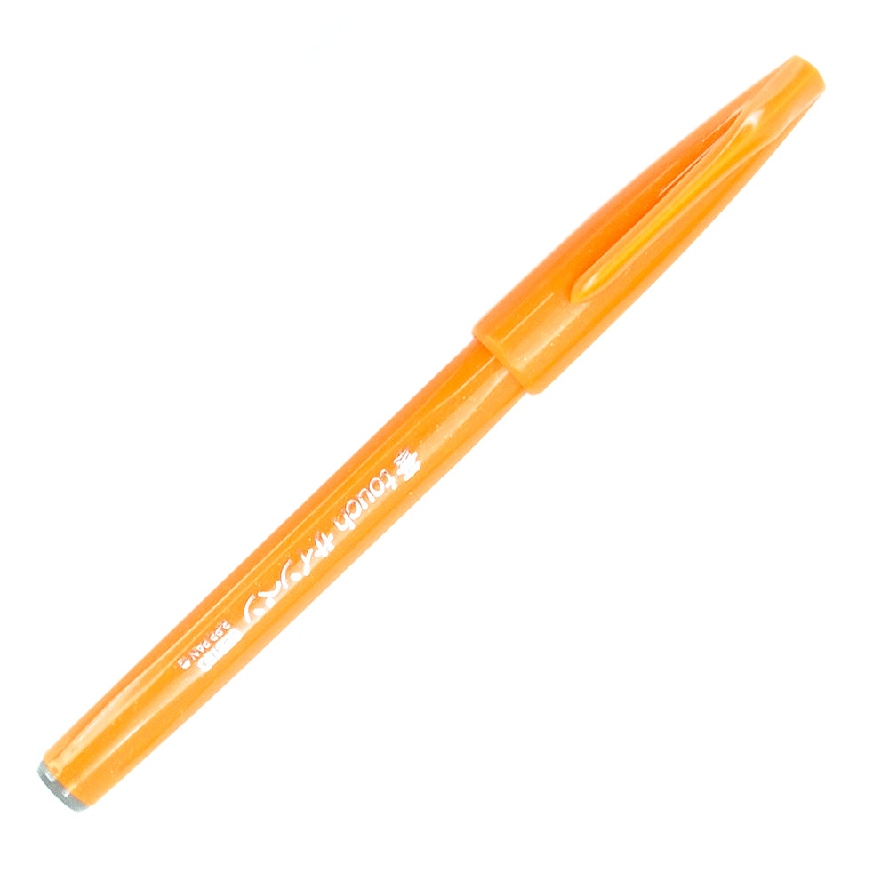 Pentel Sign Pen Brush Orange