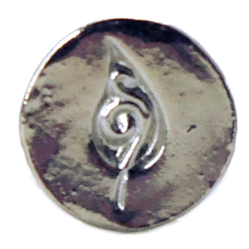 Global Solutions Metal Wax Seal Small Leaf with Swirl