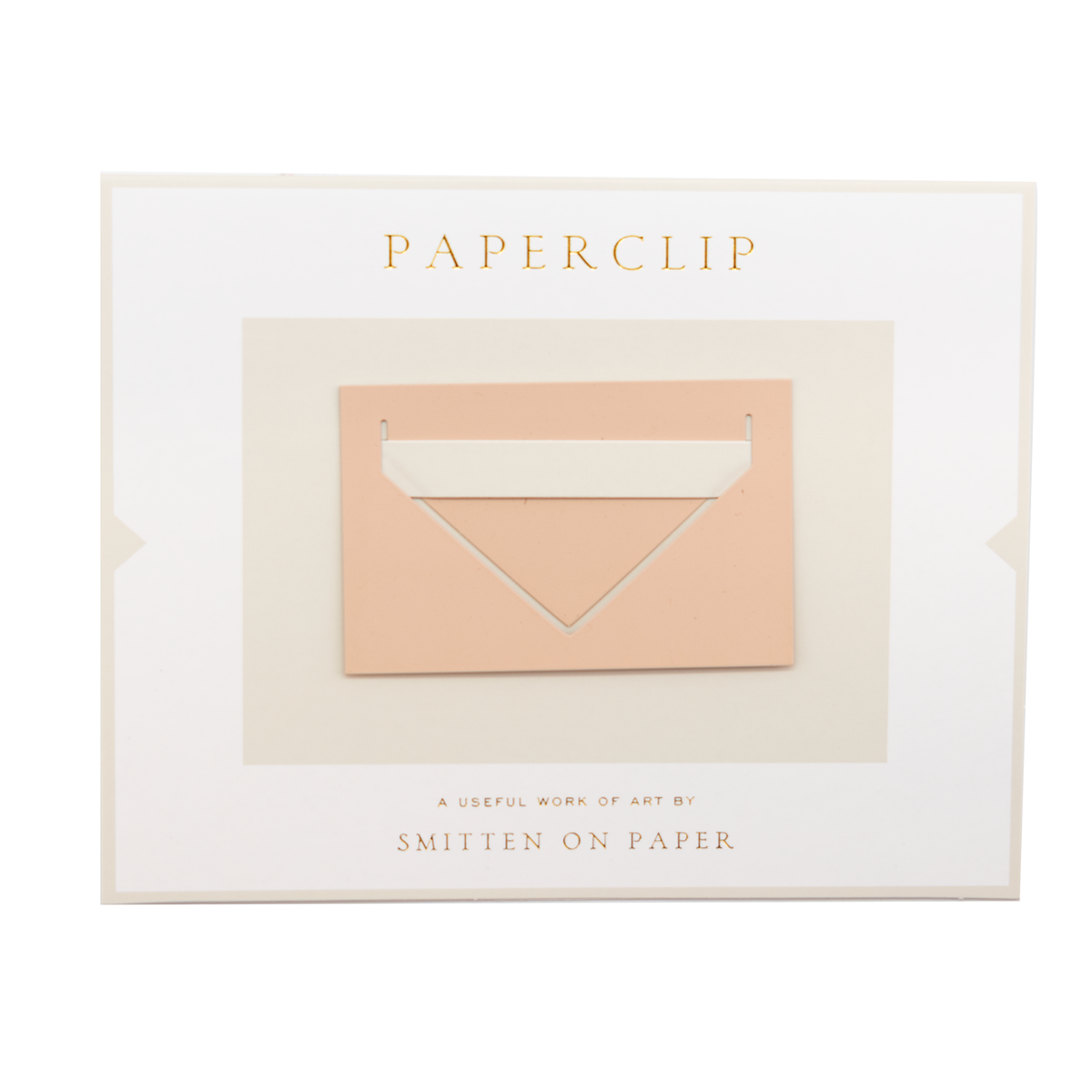 Smitten On Paper Large Paperclip - Blush