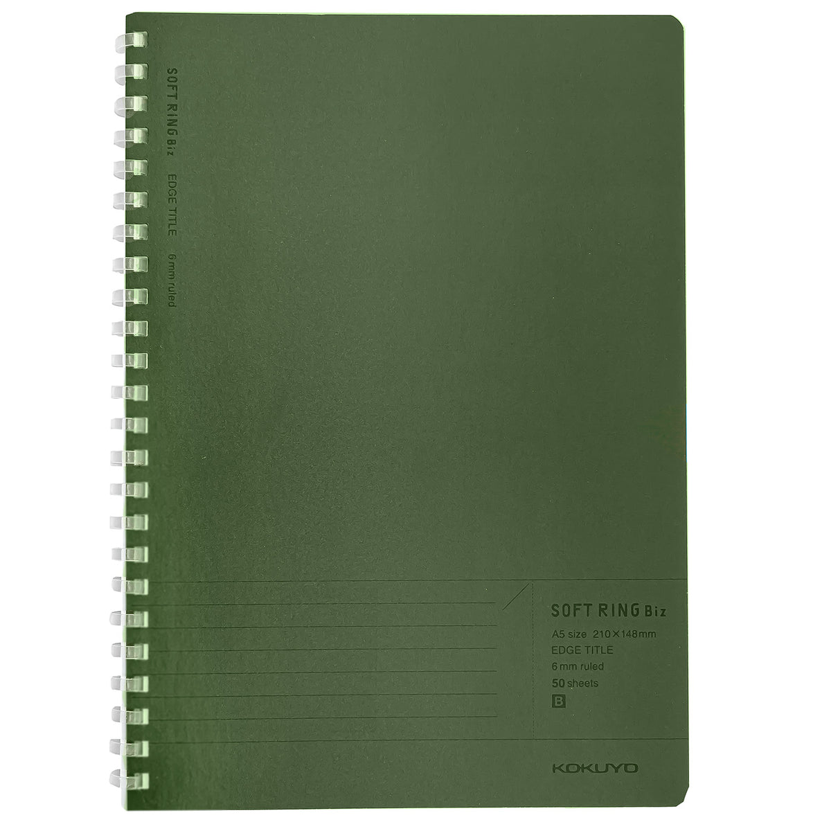 Kokuyo Biz A5 Soft Ring Notebook- Green