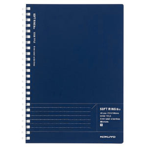 Kokuyo Biz Soft Ring Notebook - A5 Navy