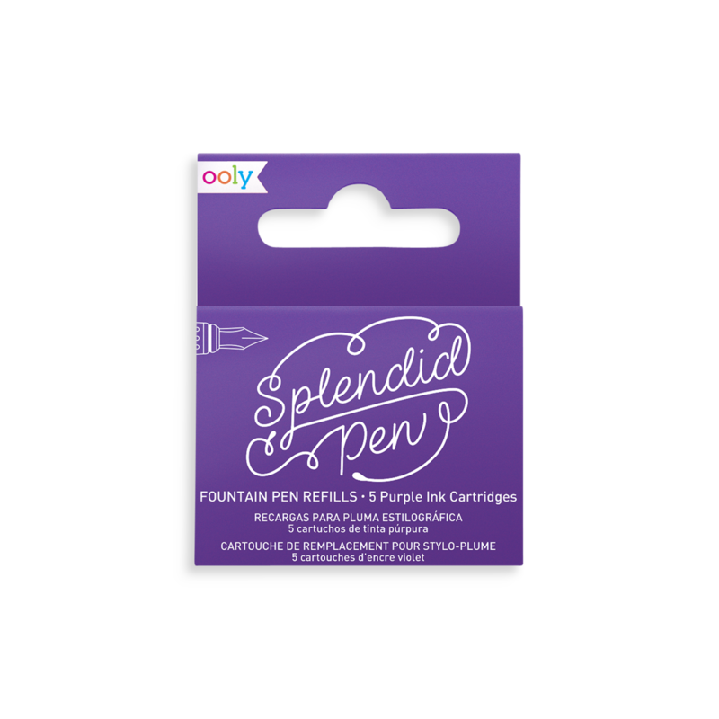 Ooly Splendid Fountain Pen Purple Cartridges
