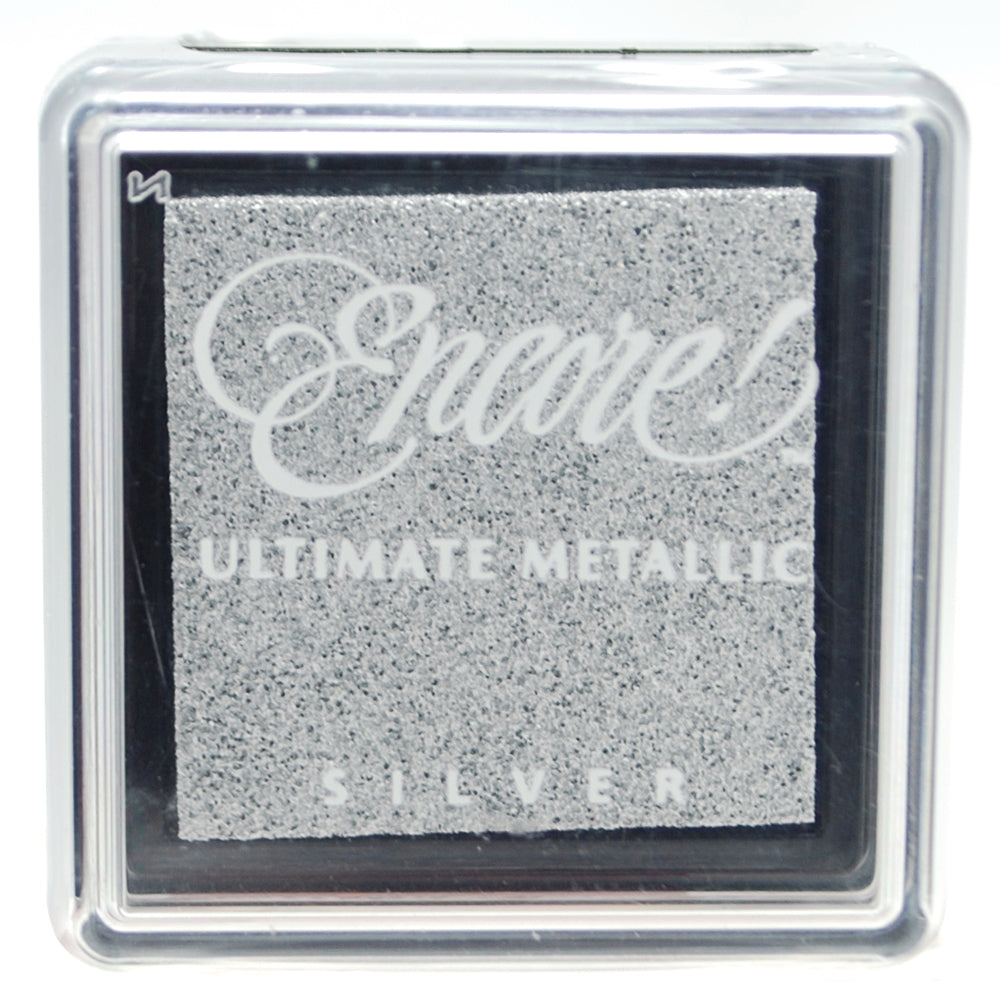 Global Solutions Metallic Silver Stamp Pad