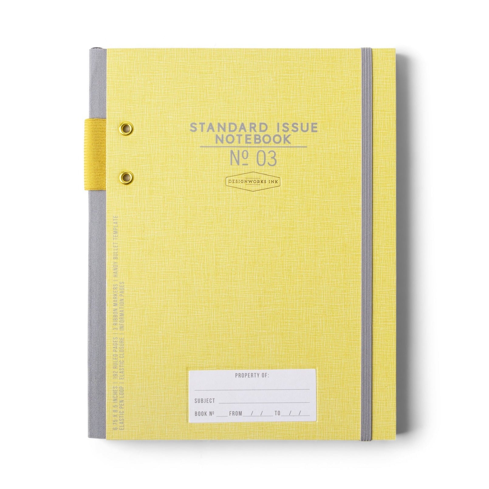 DesignWorks Standard Issue Notebook No. 3  |  Ochre