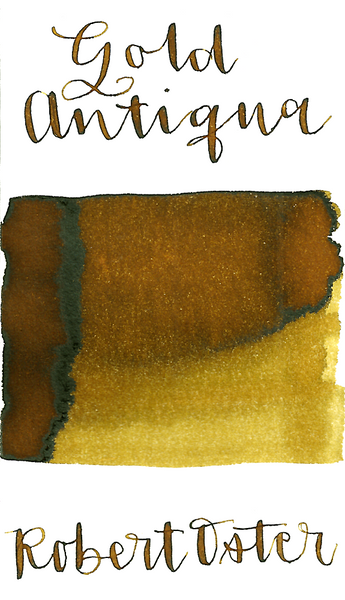 ink review : Robert Oster Gold Antiqua – inkxplorations