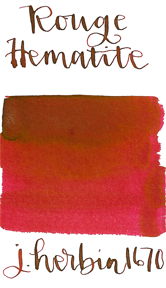 J Herbin 1670 Rouge Hematite