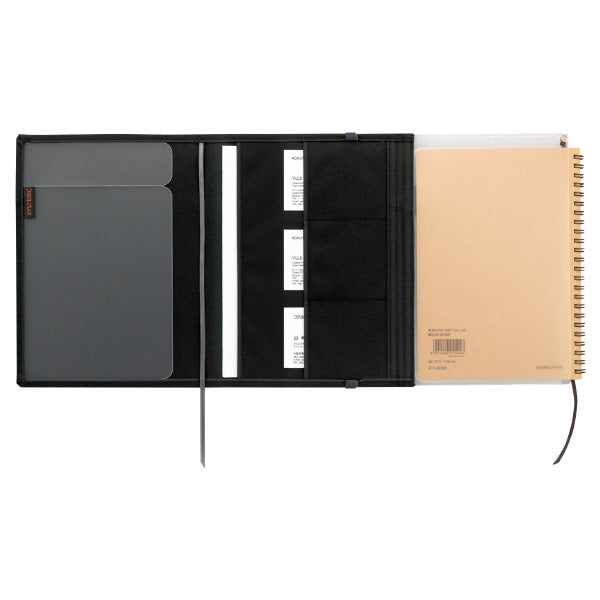 Kokuyo Systemic Refillable A5 Notebook Cover- Black