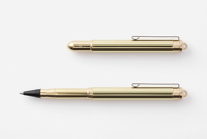 Traveler's Company Solid Brass Rollerball Pen