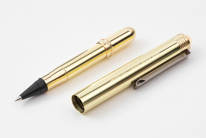 Traveler's Company Solid Brass Rollerball Pen