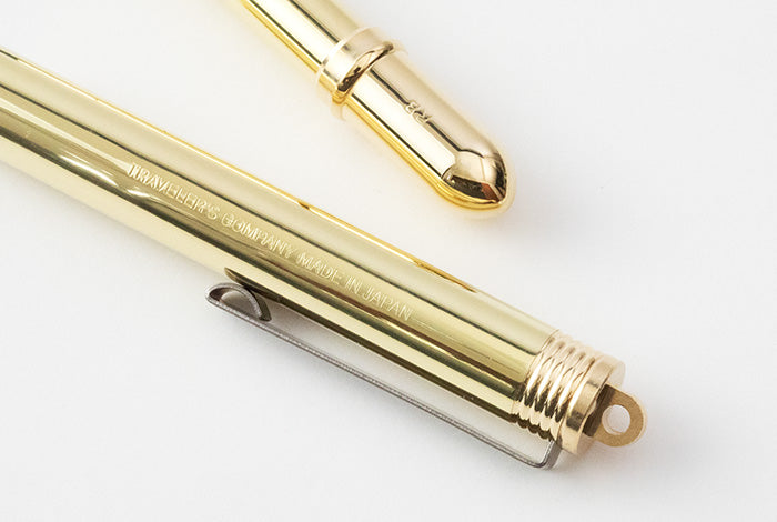 Traveler's Company Solid Brass Rollerball Pen