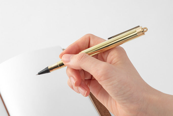 Traveler's Company Solid Brass Rollerball Pen