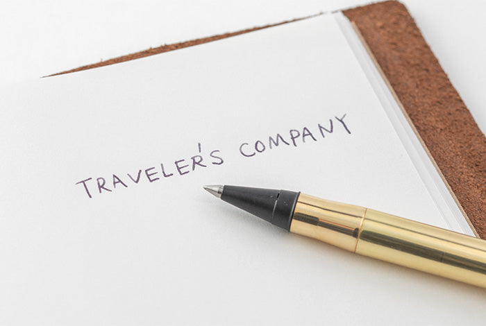 Traveler's Company Solid Brass Rollerball Pen