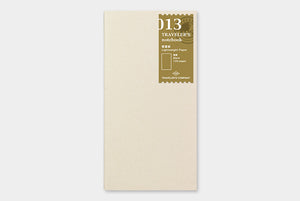 TRAVELER'S COMPANY Regular Sized Refill - 013 Lightweight Paper