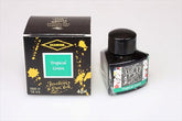 Diamine Tropical Green fountain pen ink is available in a triangular shaped 40ml bottle.