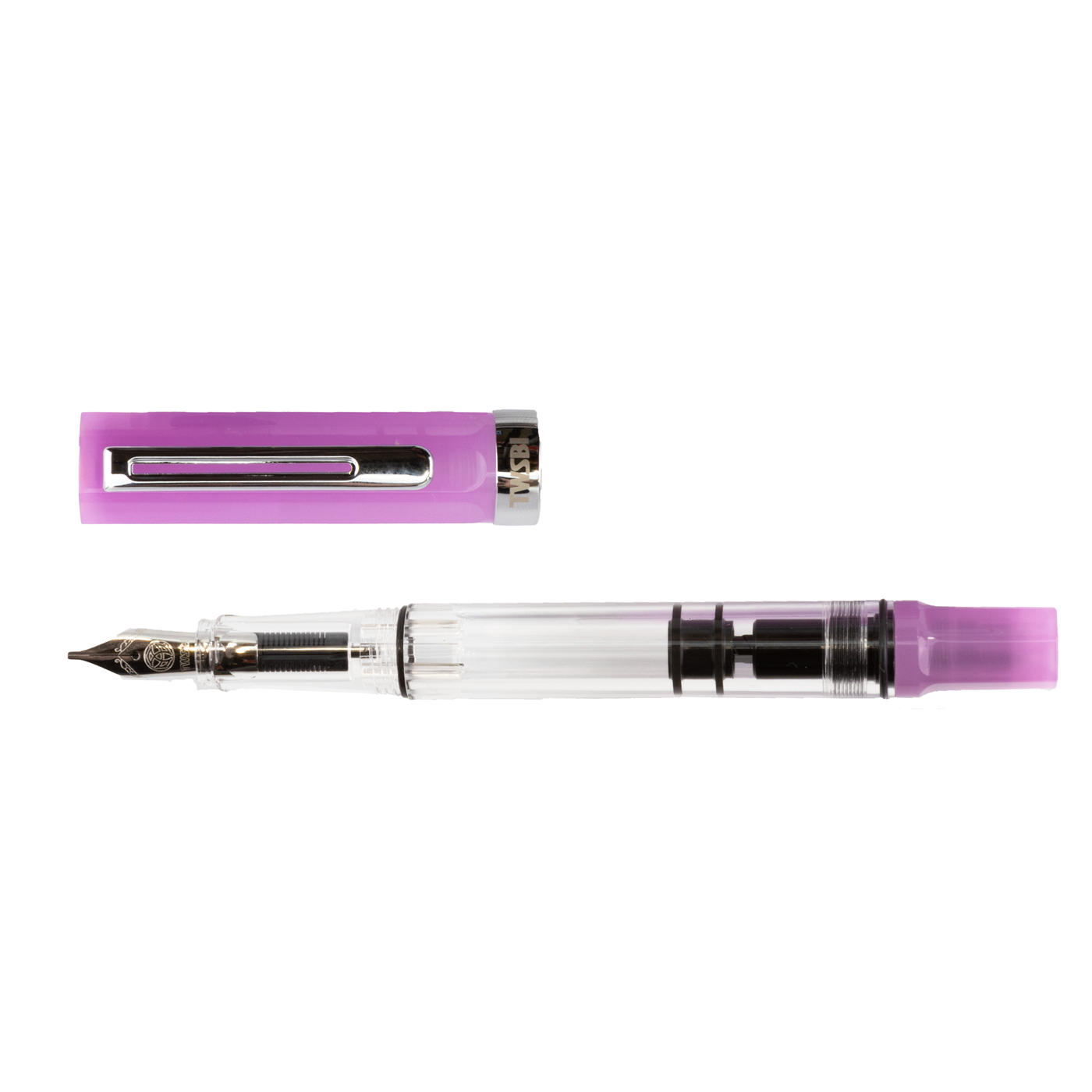 NEW Glow in the Dark TWSBI Eco Fountain Pen in Glow Purple 