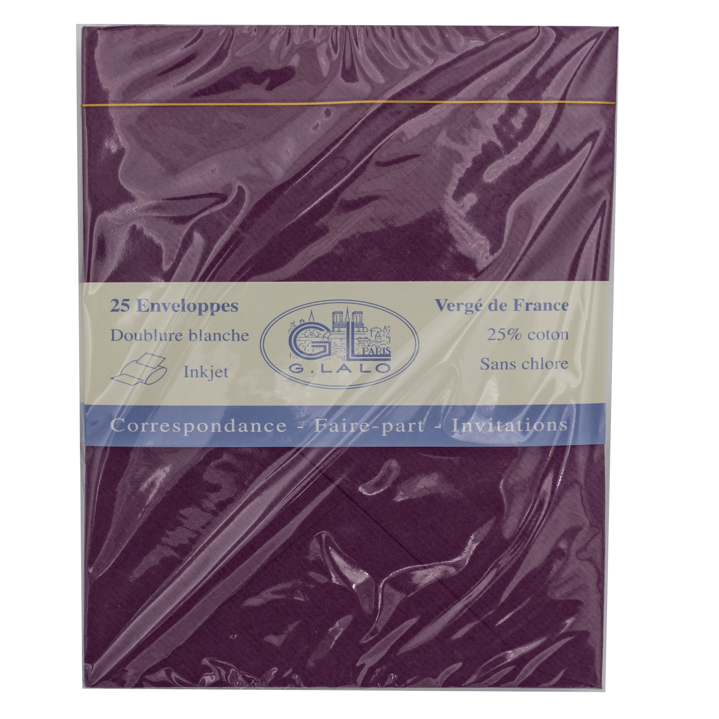 G. Lalo Verge de France Small Gummed Envelopes (25 Pack)