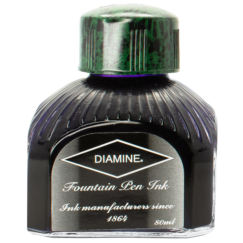 Diamine 80 ml Bottle Fountain Pen Ink, Onyx Black