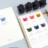 Wearingeul Jaquere Impression Color Swatch Memo & Notebook