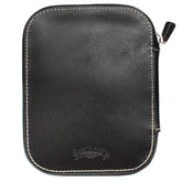 Galen Leather Co. Zippered 10 Slot Pen Case- Black