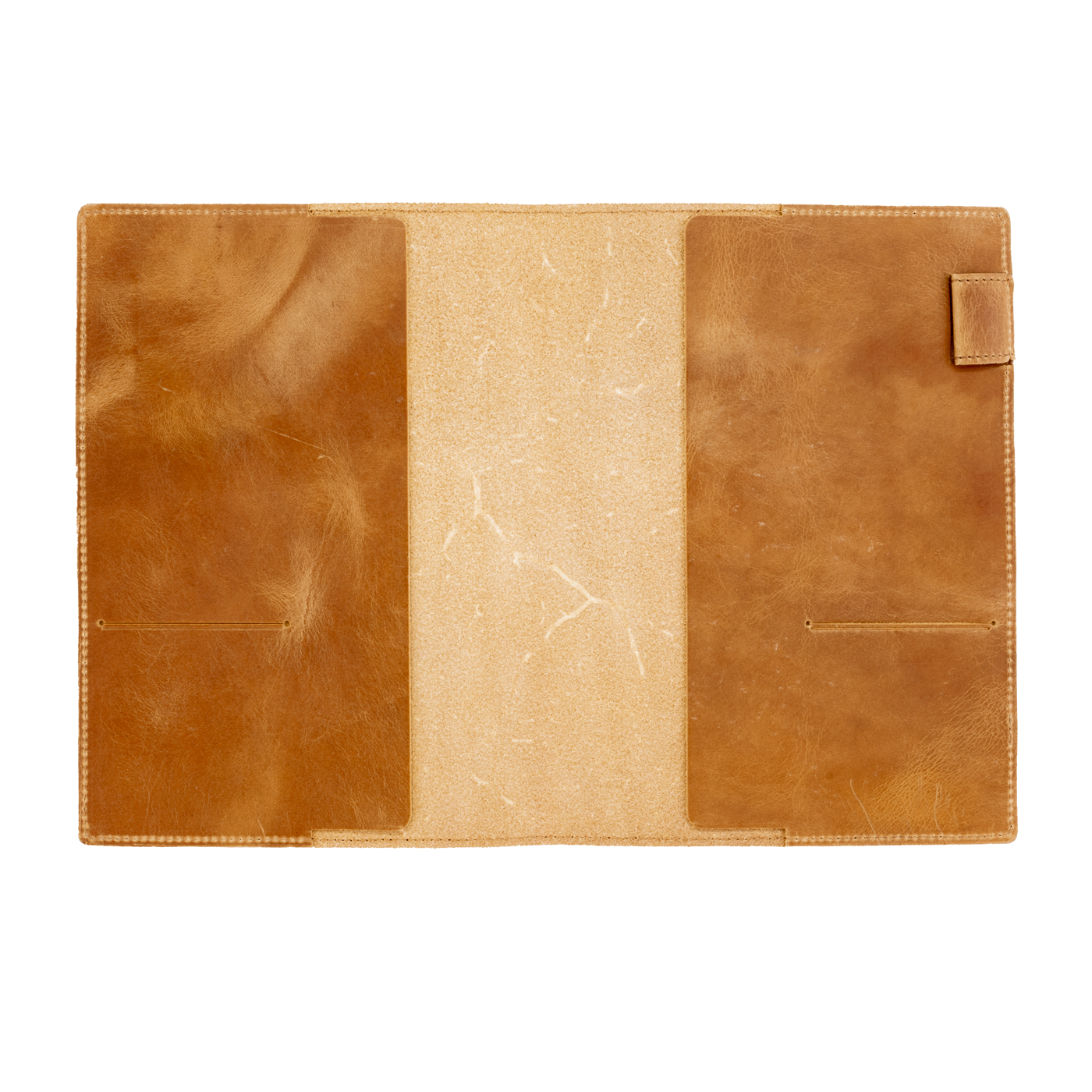 Galen Leather Co.  Leather Slim A5 Notebook  /Planner Cover- Crazy Horse Ochre Honey